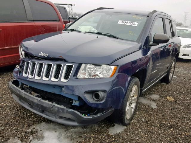 1C4NJDBB9DD206988 - 2013 JEEP COMPASS SP 蓝色 照片 2