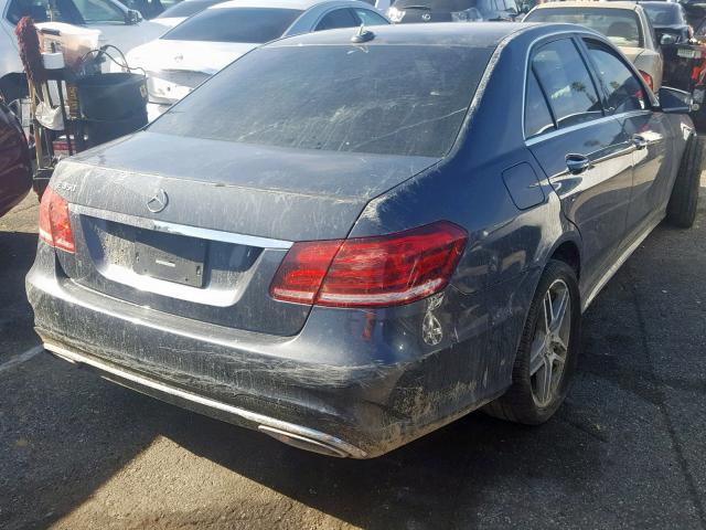 WDDHF5KB4GB232327 - 2016 MERCEDES-BENZ E 350 GRAY photo 4