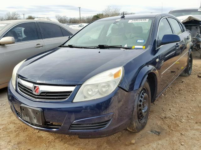 1G8ZS57N27F153464 - 2007 SATURN AURA XE BLUE photo 2