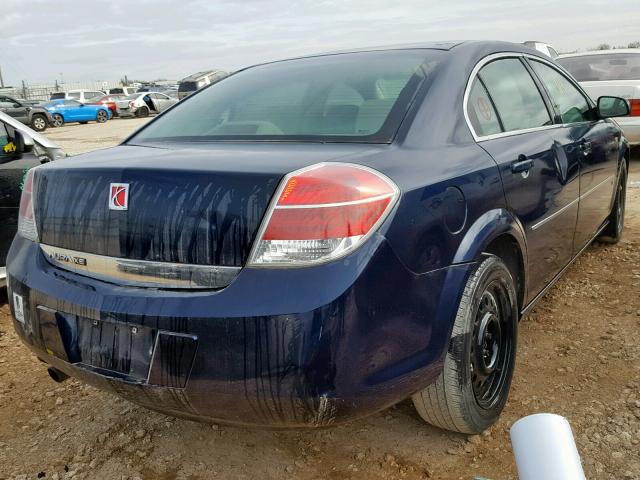 1G8ZS57N27F153464 - 2007 SATURN AURA XE BLUE photo 4