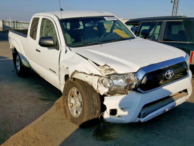 5TFUU4ENXCX028403 - 2012 TOYOTA TACOMA WHITE photo 1