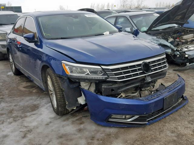 1VWBT7A3XHC002332 - 2017 VOLKSWAGEN PASSAT SE BLUE photo 1