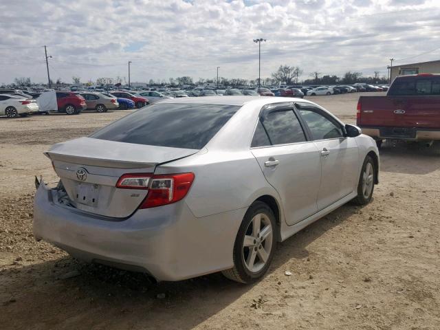 4T1BF1FK8CU021757 - 2012 TOYOTA CAMRY BASE SILVER photo 4