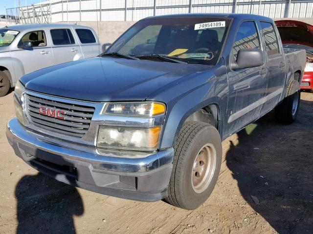 1GTCS136168302307 - 2006 GMC CANYON BLUE photo 2