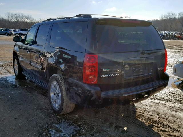 1GKFK16368J222208 - 2008 GMC YUKON XL K BLACK photo 3