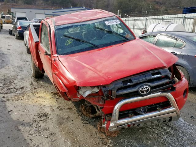 5TEPX42N47Z399046 - 2007 TOYOTA TACOMA RED photo 1