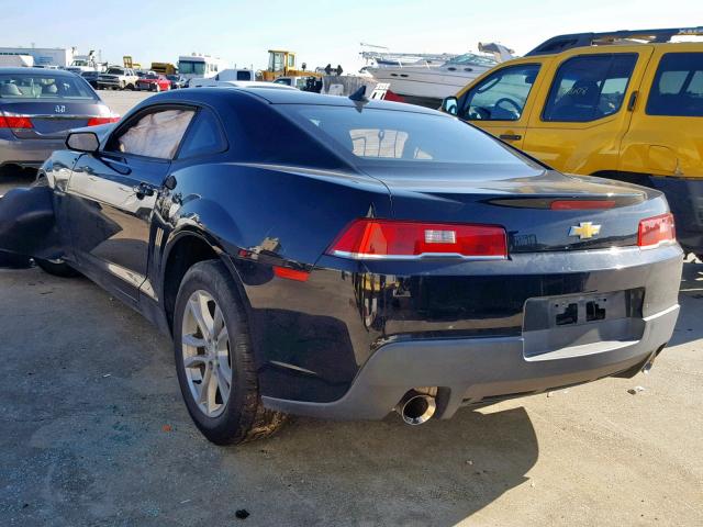 2G1FA1E33E9239497 - 2014 CHEVROLET CAMARO LS BLACK photo 3