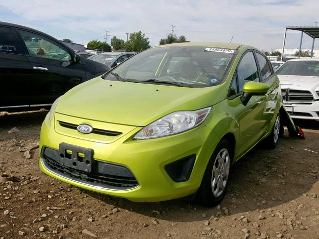 3FADP4EJ6BM172612 - 2011 FORD FIESTA SE GREEN photo 2