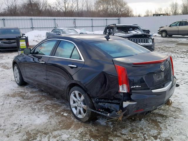 1G6AG5RX1E0170617 - 2014 CADILLAC ATS BLACK photo 3