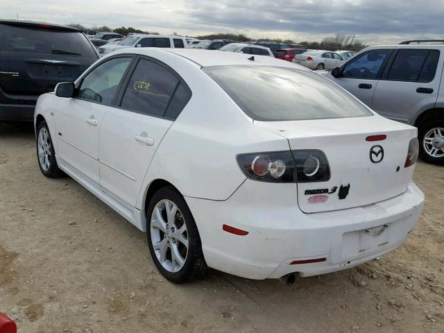 JM1BK323871646502 - 2007 MAZDA 3 S WHITE photo 3