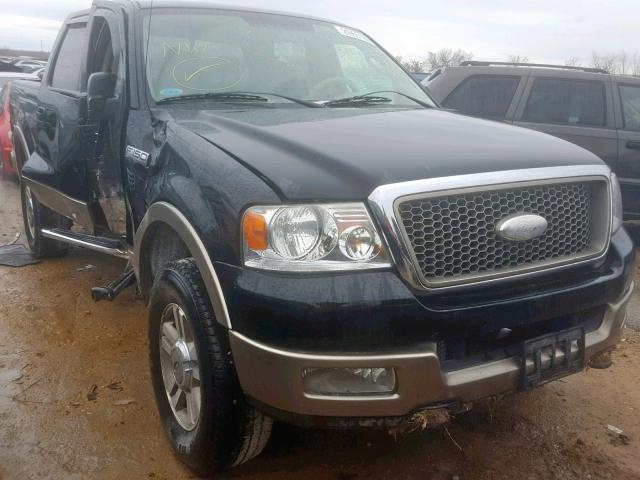 1FTPW14505FB75295 - 2005 FORD F150 SUPER BLACK photo 1