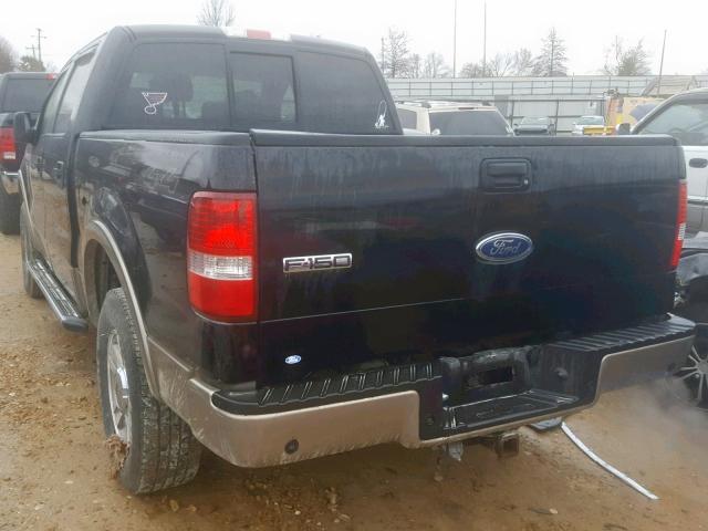 1FTPW14505FB75295 - 2005 FORD F150 SUPER BLACK photo 3