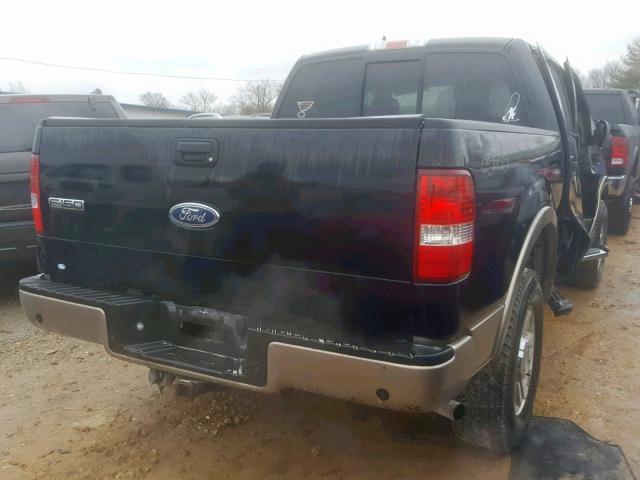 1FTPW14505FB75295 - 2005 FORD F150 SUPER BLACK photo 4