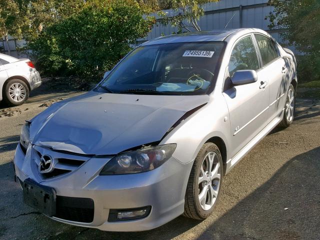 JM1BK324971663351 - 2007 MAZDA 3 S SILVER photo 2