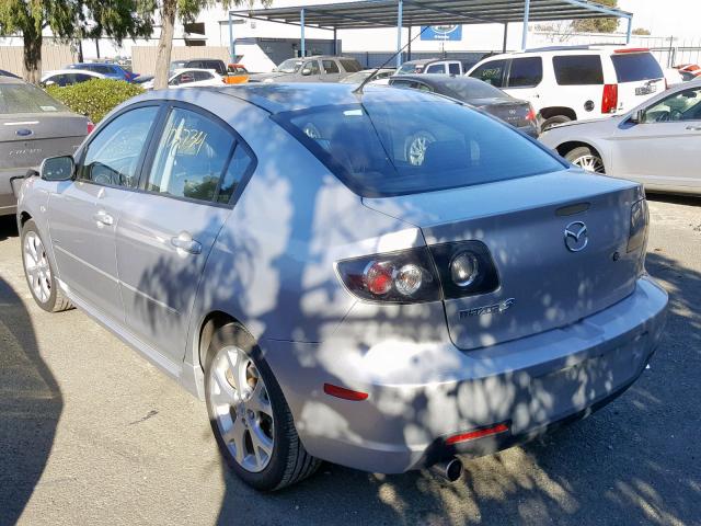 JM1BK324971663351 - 2007 MAZDA 3 S SILVER photo 3