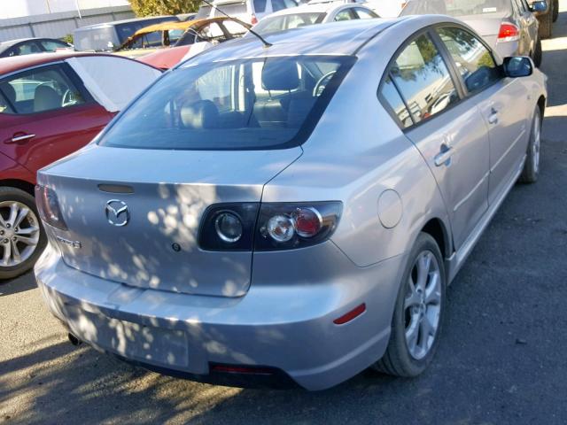 JM1BK324971663351 - 2007 MAZDA 3 S SILVER photo 4