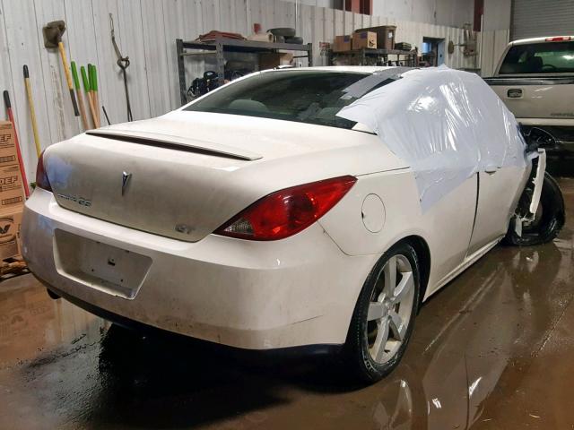 1G2ZH36N474163097 - 2007 PONTIAC G6 GT WHITE photo 4