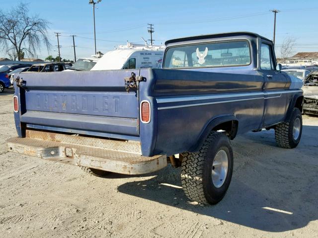 4C154H127458 - 1964 CHEVROLET C-10 BLUE photo 4