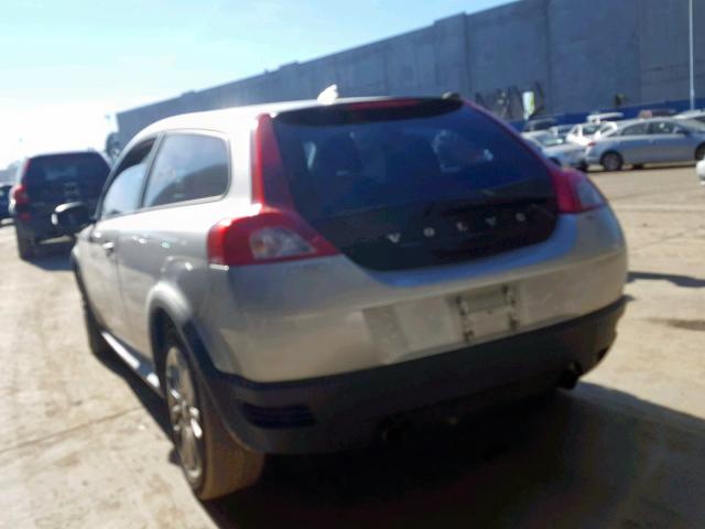 YV1MK672X92147329 - 2009 VOLVO C30 T5 SILVER photo 3