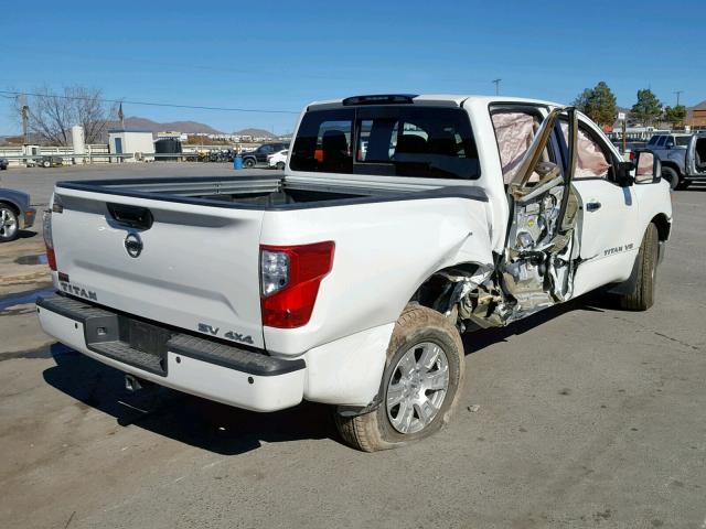 1N6AA1E51JN502612 - 2018 NISSAN TITAN SV WHITE photo 4