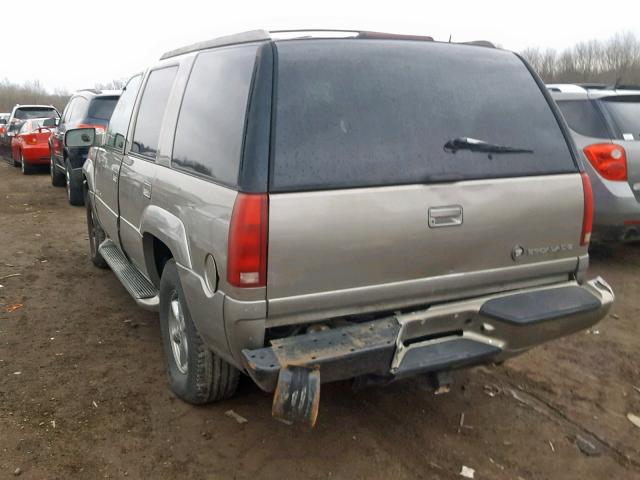 1GYEK13R7XR407278 - 1999 CADILLAC ESCALADE GOLD photo 3