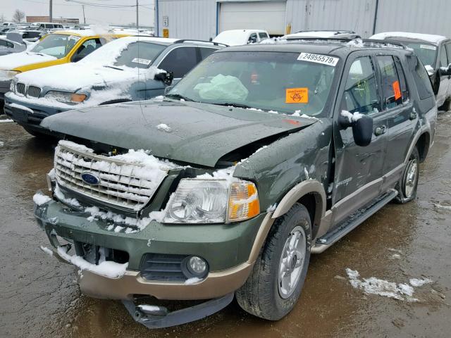 1FMZU74W92ZC89361 - 2002 FORD EXPLORER E GREEN photo 2