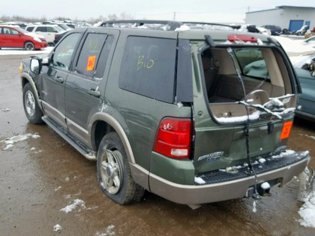 1FMZU74W92ZC89361 - 2002 FORD EXPLORER E GREEN photo 3