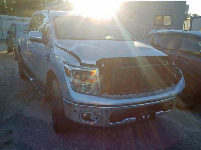 1N6AA1E56HN520226 - 2017 NISSAN TITAN SV SILVER photo 1