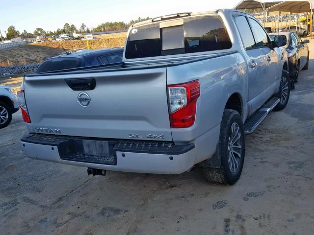 1N6AA1E56HN520226 - 2017 NISSAN TITAN SV SILVER photo 4