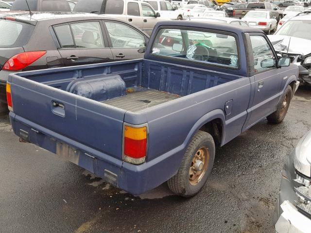 JM2UF1130K0729841 - 1989 MAZDA B2200 SHOR BLUE photo 4