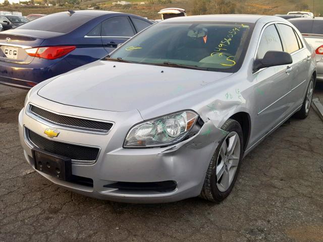 1G1ZB5E0XCF104304 - 2012 CHEVROLET MALIBU LS SILVER photo 2
