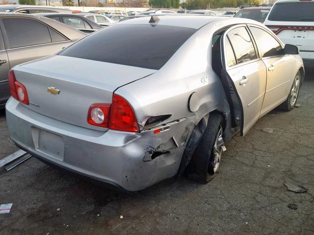 1G1ZB5E0XCF104304 - 2012 CHEVROLET MALIBU LS SILVER photo 4