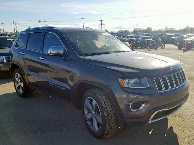 1C4RJFBG8EC118210 - 2014 JEEP GRAND CHER GRAY photo 1