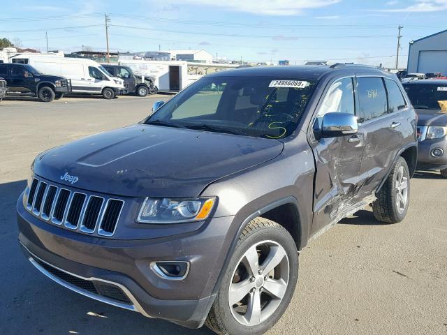 1C4RJFBG8EC118210 - 2014 JEEP GRAND CHER GRAY photo 2