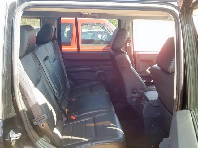 1J8HH48N38C182105 - 2008 JEEP COMMANDER BLACK photo 6