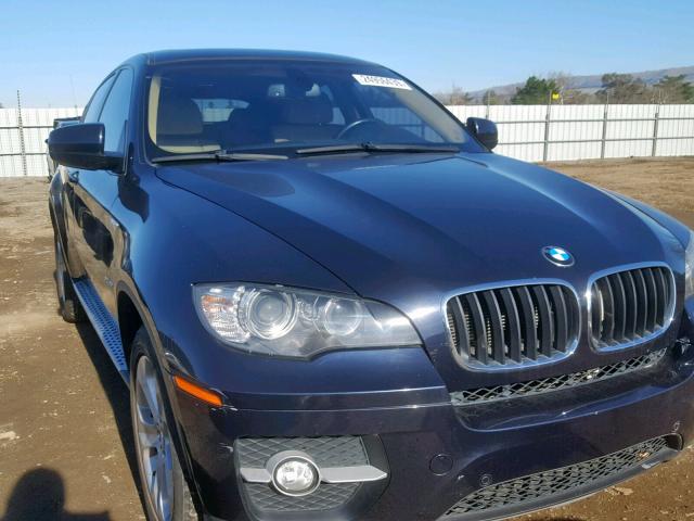 5UXFG43529L224627 - 2009 BMW X6 XDRIVE3 BLUE photo 1
