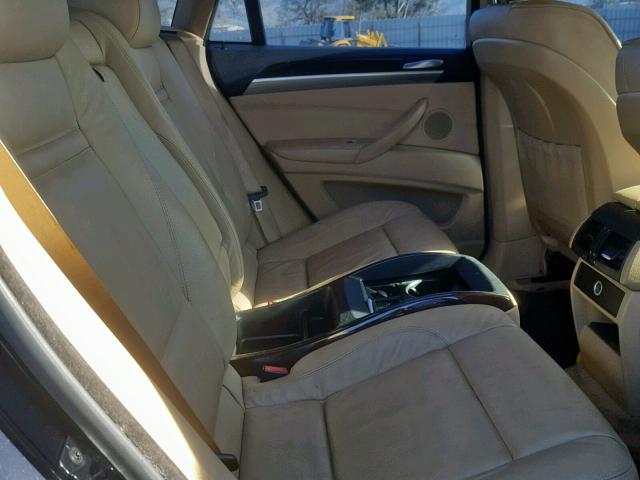 5UXFG43529L224627 - 2009 BMW X6 XDRIVE3 BLUE photo 6