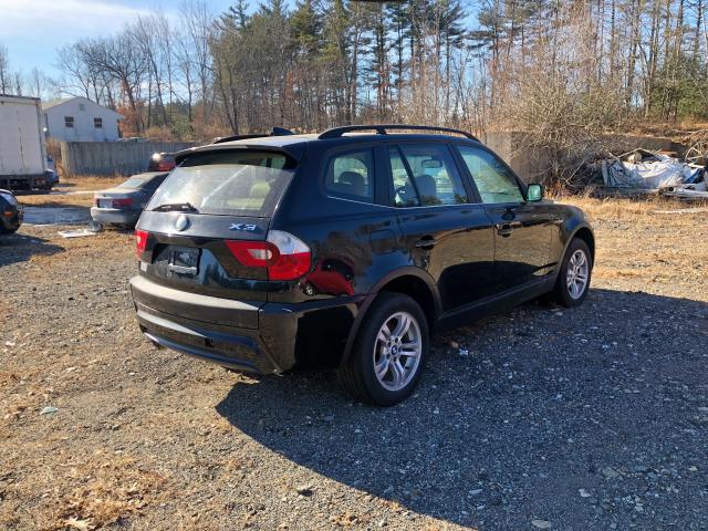 WBXPA93496WG74755 - 2006 BMW X3 3.0I BLACK photo 3