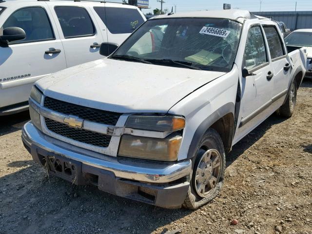 1GCCS139388171636 - 2008 CHEVROLET COLORADO WHITE photo 2