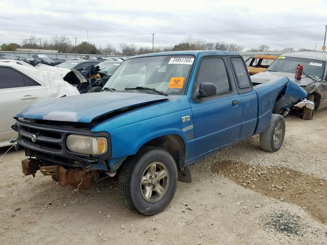 4F4CR16U1TTM09086 - 1996 MAZDA B3000 CAB BLUE photo 2