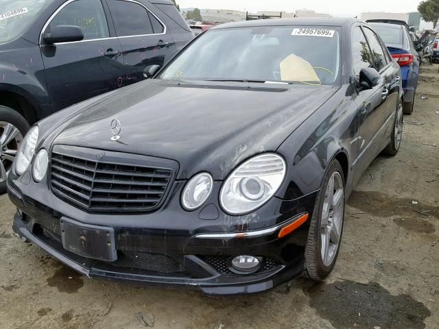 WDBUF56X89B424463 - 2009 MERCEDES-BENZ E 350 BLACK photo 2