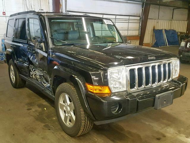 1J8HG48K27C501534 - 2007 JEEP COMMANDER BLACK photo 1