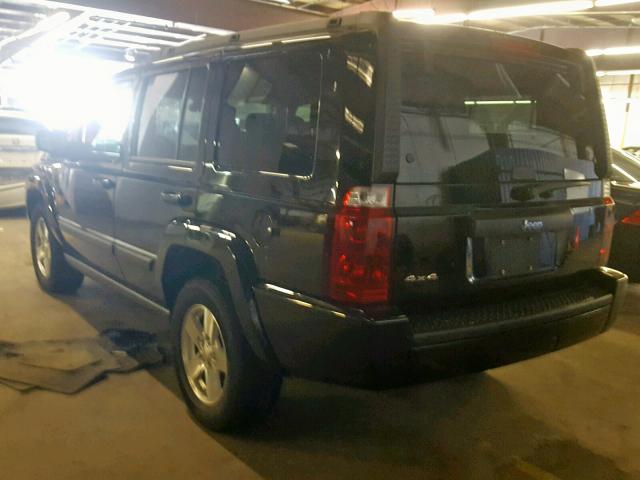 1J8HG48K27C501534 - 2007 JEEP COMMANDER BLACK photo 3