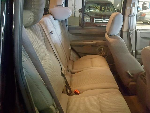 1J8HG48K27C501534 - 2007 JEEP COMMANDER BLACK photo 6