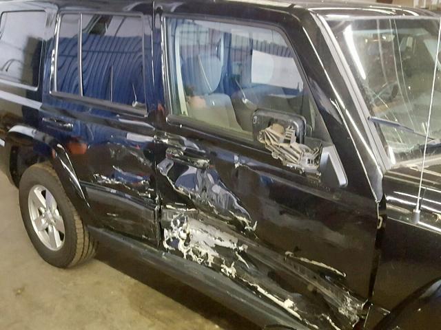 1J8HG48K27C501534 - 2007 JEEP COMMANDER BLACK photo 9