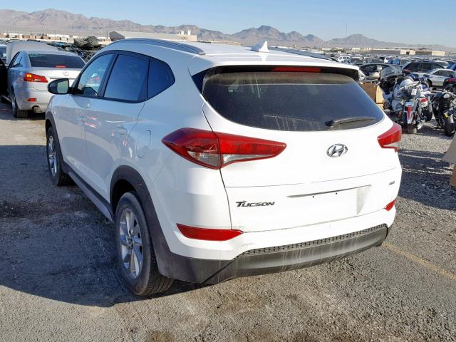 KM8J3CA40JU768033 - 2018 HYUNDAI TUCSON LIM WHITE photo 3