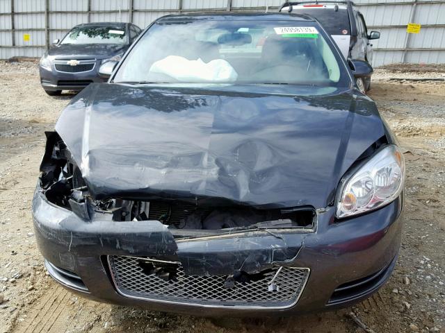 2G1WB5E31E1167251 - 2014 CHEVROLET IMPALA LIM BLACK photo 9