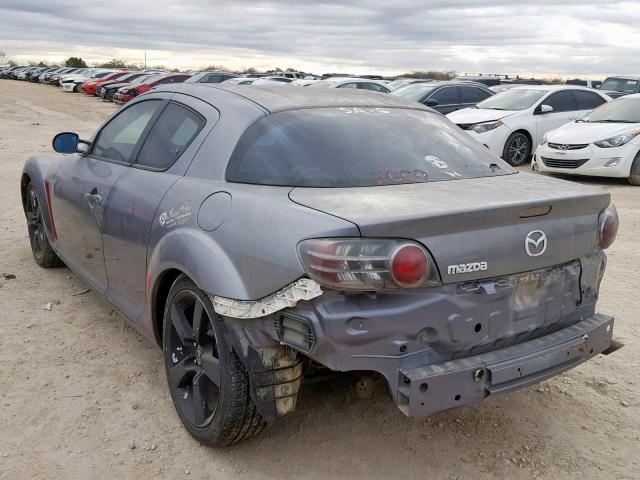 JM1FE173340102027 - 2004 MAZDA RX8 GRAY photo 3