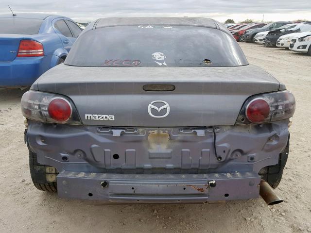 JM1FE173340102027 - 2004 MAZDA RX8 GRAY photo 9