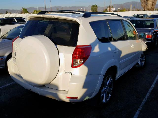 JTMBK31VX75030862 - 2007 TOYOTA RAV4 LIMIT WHITE photo 4